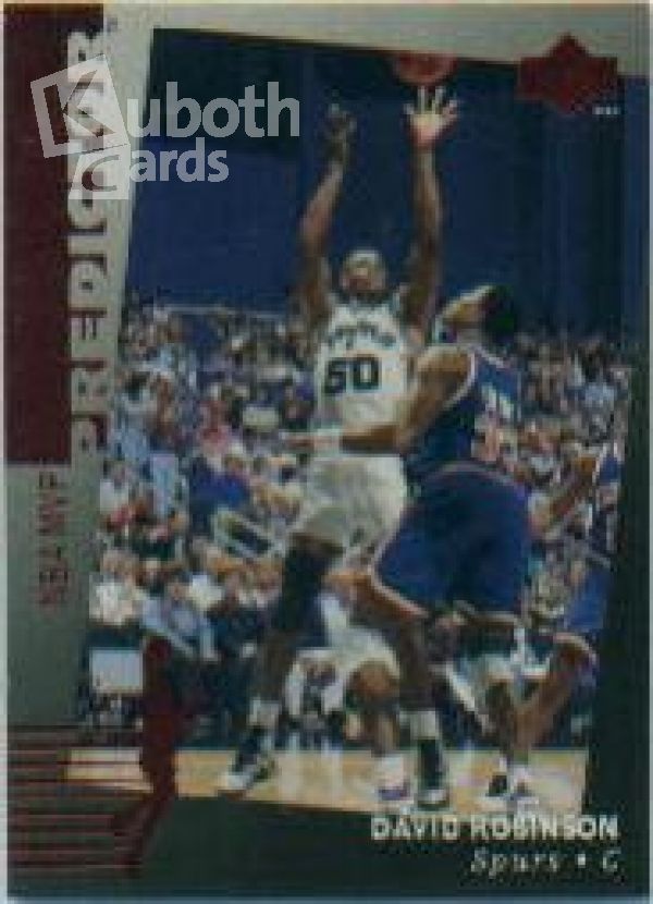 NBA 1994-95 Upper Deck Predictor Award Winners - No H23 - David Robinson