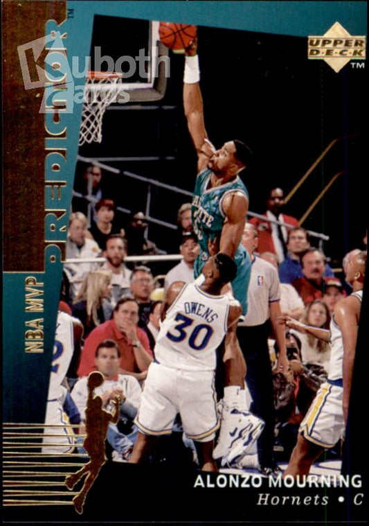 NBA 1994-95 Upper Deck Predictor Award Winners - No H25 - Alonzo Mourning