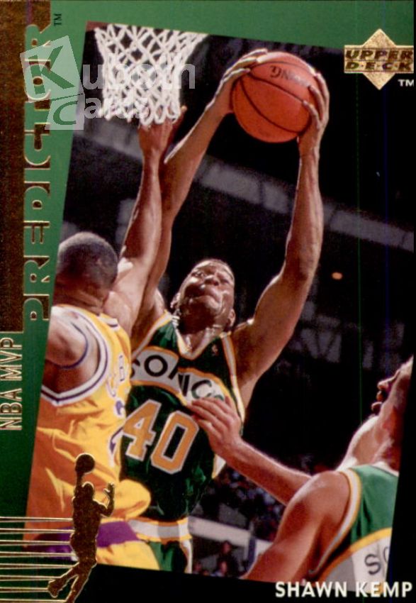 NBA 1994-95 Upper Deck Predictor Award Winners - No H26 - Shawn Kemp