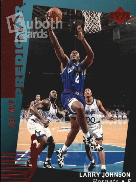 NBA 1994-95 Upper Deck Predictor Award Winners - No H29 - Larry Johnson