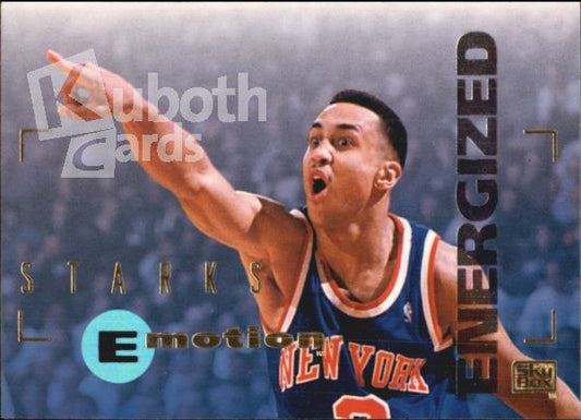 NBA 1994-95 Emotion - No 64 - John Starks