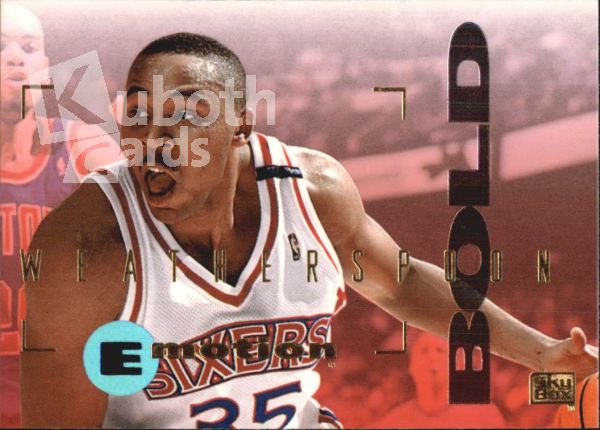 NBA 1994-95 Emotion - No 75 - Clarence Weatherspoon