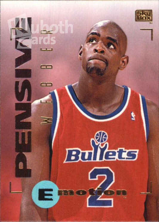 NBA 1994-95 Emotion - No 99 - Chris Webber