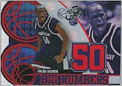 NBA 2004 Press Pass Big Numbers - No BN 25/25 - Emeka Okafor