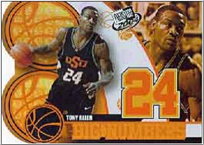 NBA 2004 Press Pass Big Numbers - No BN 5/25 - Tony Allen