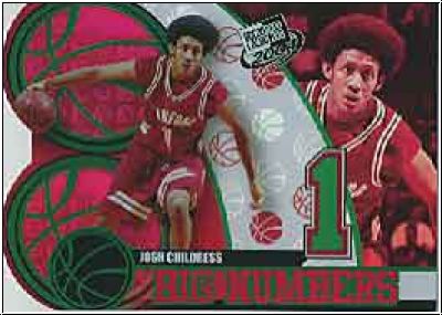 NBA 2004 Press Pass Big Numbers - No BN 9/25 - Josh Childress