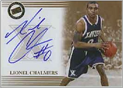NBA 2004 Press Pass Autographs - No 7 - Lionel Chalmers
