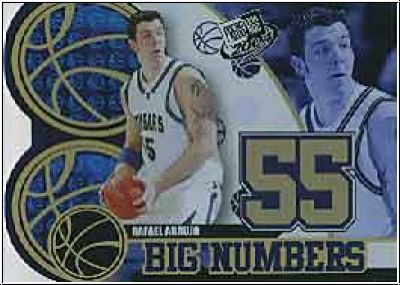 NBA 2004 Press Pass Big Numbers - No BN 3/25 - Rafael Araujo