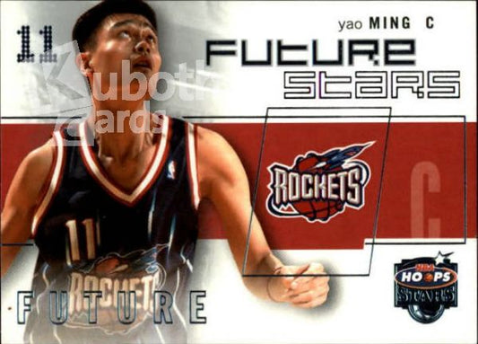 NBA 2002 / 03 Hoops Stars Future Stars Blue - No FS1 - Yao Ming
