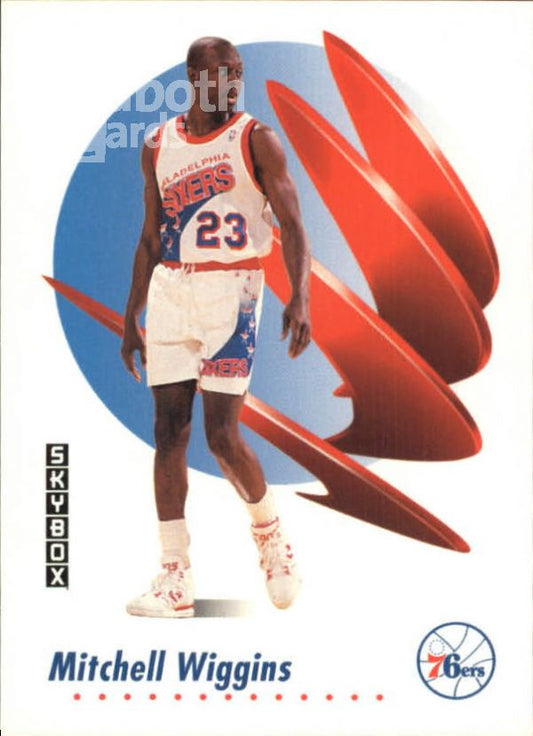 NBA 1991-92 SkyBox - No 640 - Mitchell Wiggins