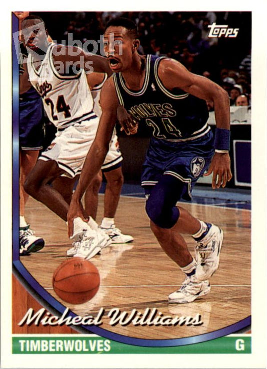 NBA 1993-94 Topps - No. 39 - Michael Williams