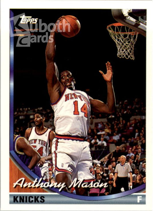 NBA 1993-94 Topps - No. 78 - Anthony Mason