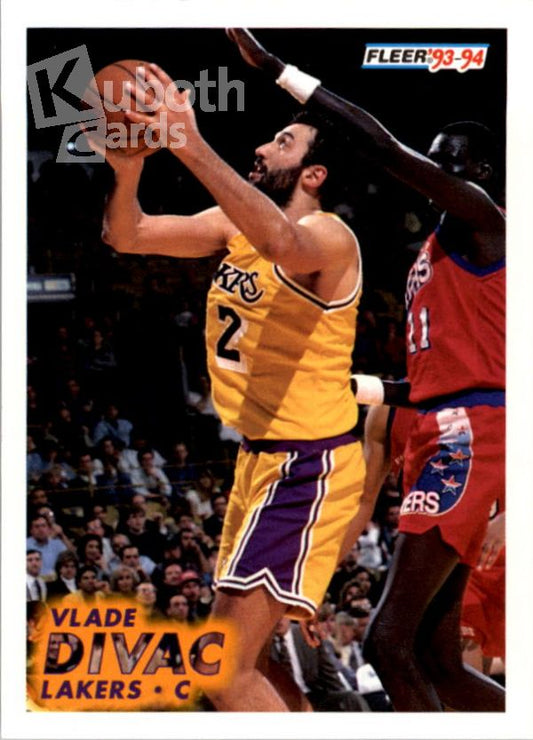 NBA 1993-94 Fleer - No 101 - Vlade Divac