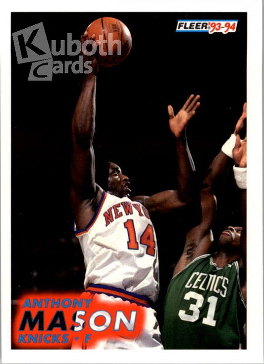 NBA 1993-94 Fleer - No. 142 - Anthony Mason