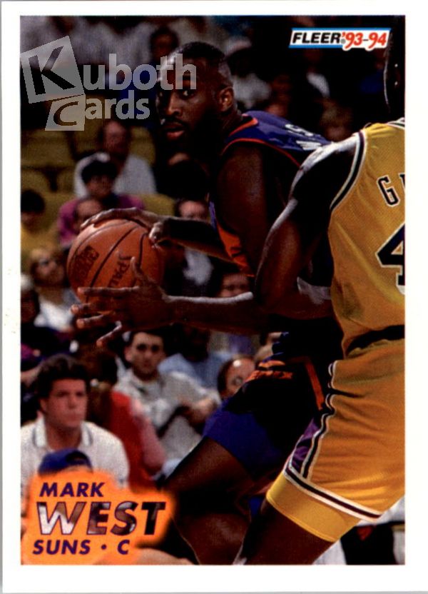 NBA 1993-94 Fleer - No. 171 - Mark West