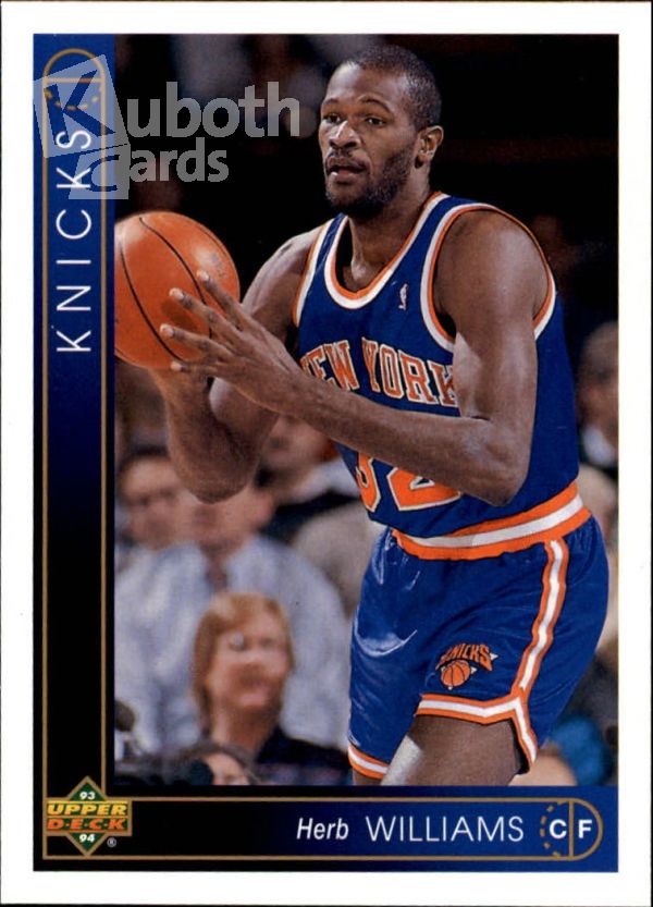 NBA 1993/94 Upper Deck - No. 315 - Herb Williams