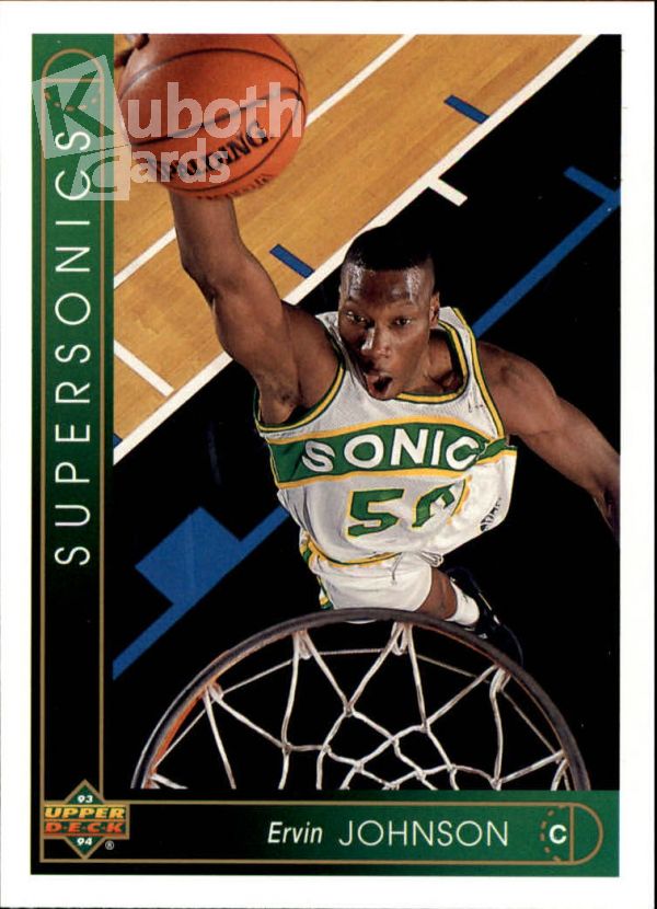 NBA 1993 / 94 Upper Deck - No 321 - Ervin Johnson