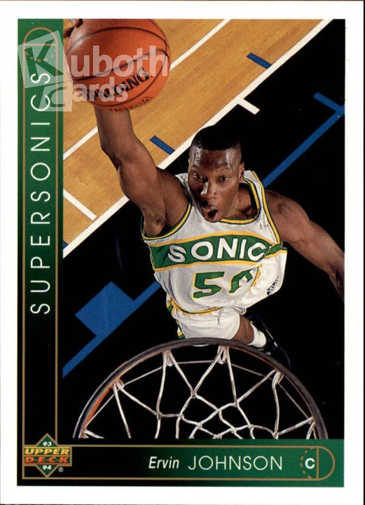 NBA 1993/94 Upper Deck - No. 321 - Ervin Johnson