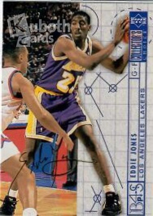 NBA 1994-95 Collector's Choice International German Gold Signature - No 384 - Eddie Jones