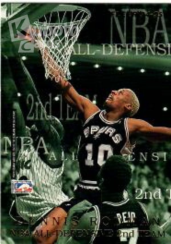 NBA 1994-95 Fleer European All Defensive - No 3 - Nate McMillan / Dennis Rodman