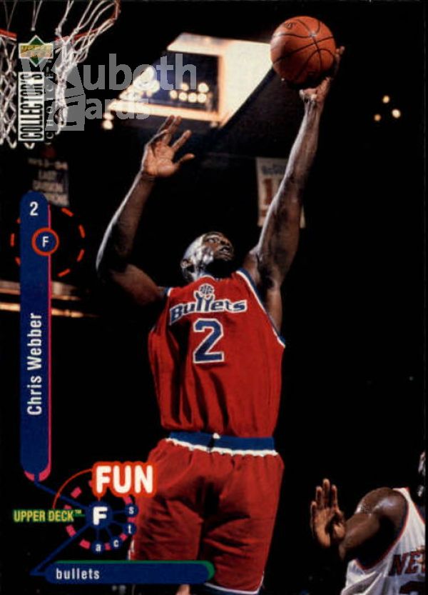 NBA 1995-96 Collector's Choice - No 194 - Chris Webber