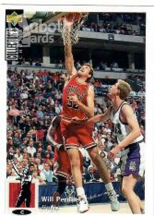 NBA 1995-96 Collector's Choice European Stickers - No 125 - Will Perdue