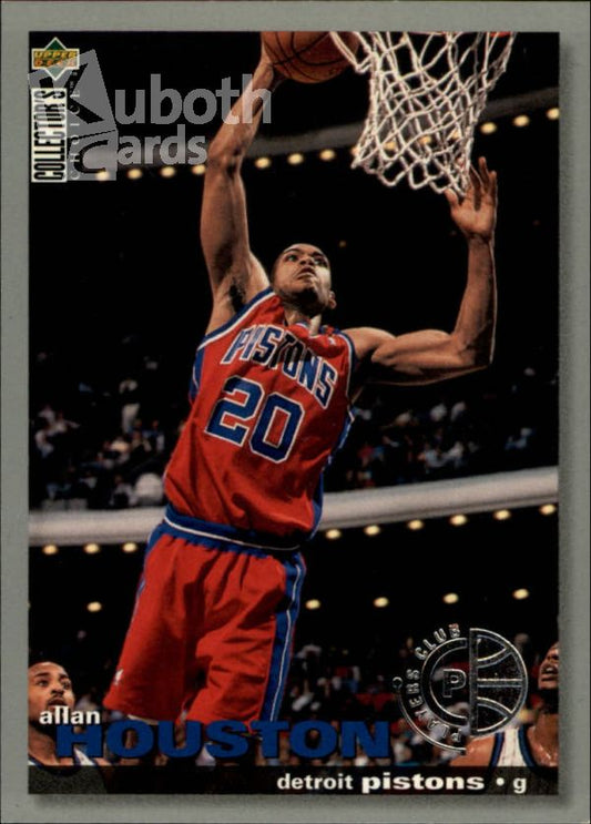 NBA 1995-96 Collector's Choice Players Club - No 80 - Allan Houston