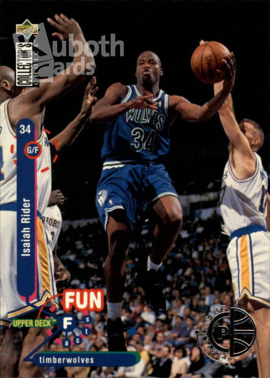 NBA 1995-96 Collector's Choice Players Club - No 181 - Isaiah Rider