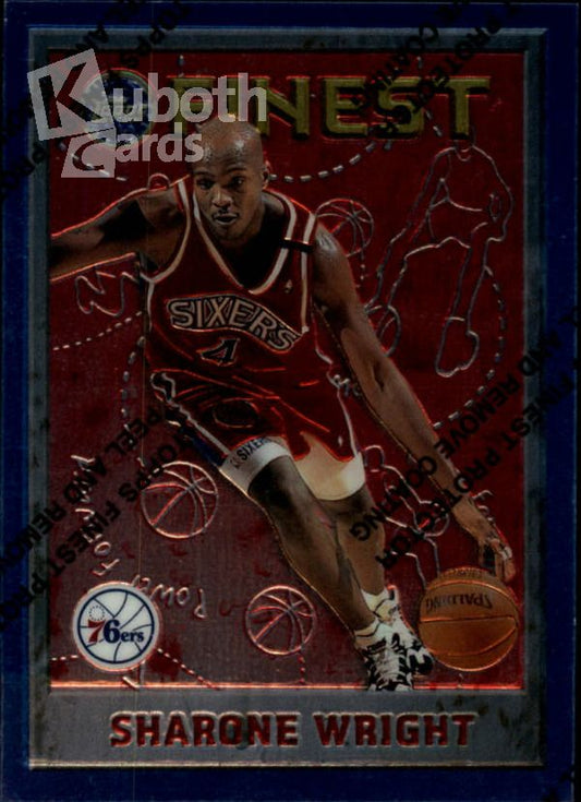 NBA 1995-96 Finest - No 4 - Sharone Wright