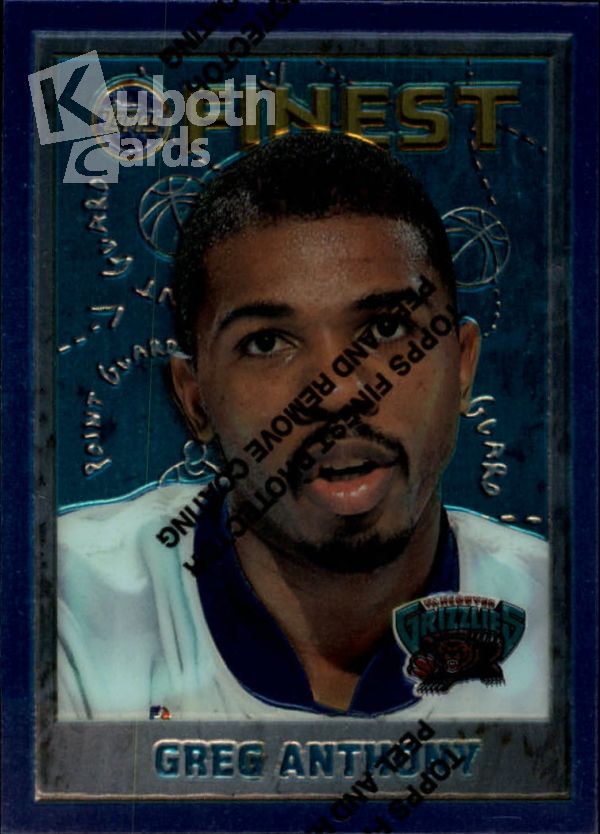 NBA 1995-96 Finest - No 12 - Greg Anthony