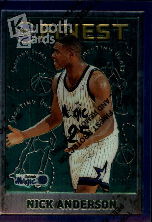 NBA 1995-96 Finest - No. 28 - Nick Anderson