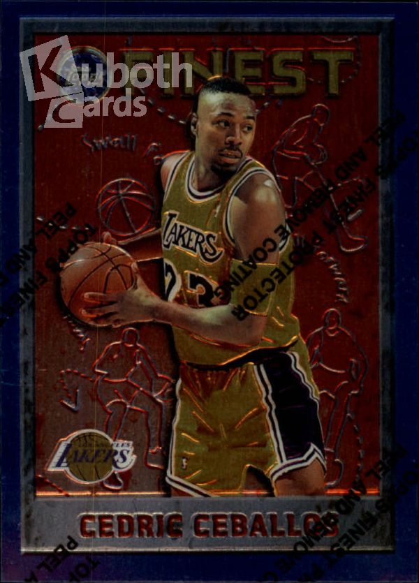 NBA 1995-96 Finest - No. 35 - Cedric Ceballos