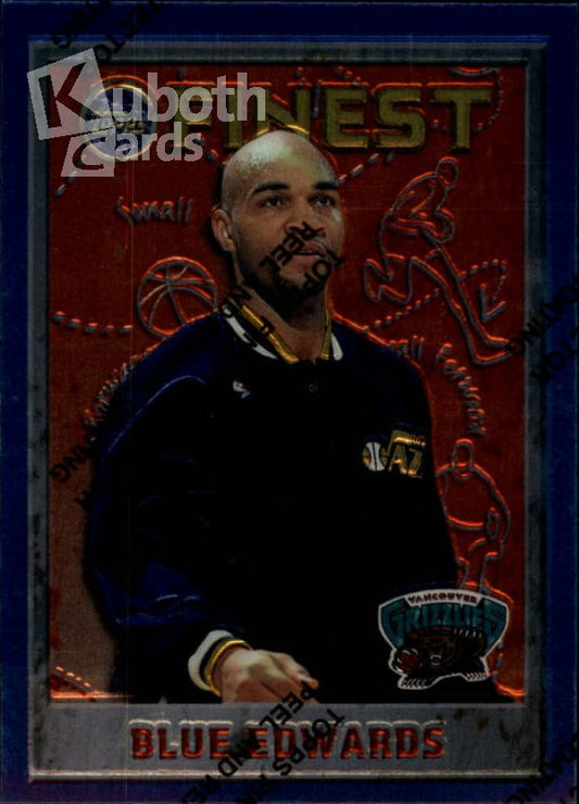 NBA 1995-96 Finest - No. 47 - Blue Edwards