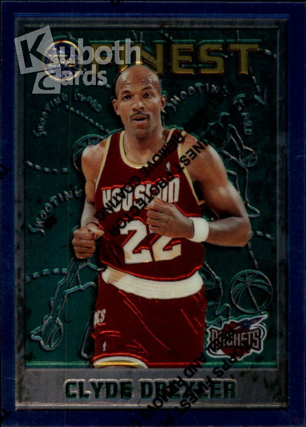 NBA 1995-96 Finest - No. 75 - Clyde Drexler