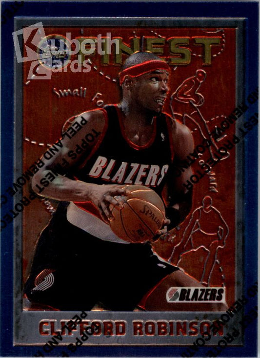 NBA 1995-96 Finest - No 110 - Clifford Robinson