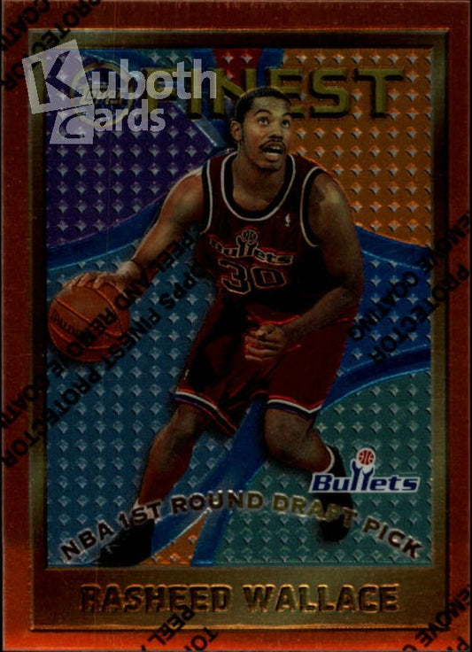 NBA 1995-96 Finest - No 114 - Rasheed Wallace