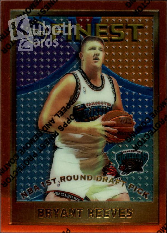 NBA 1995-96 Finest - No 116 - Bryant Reeves