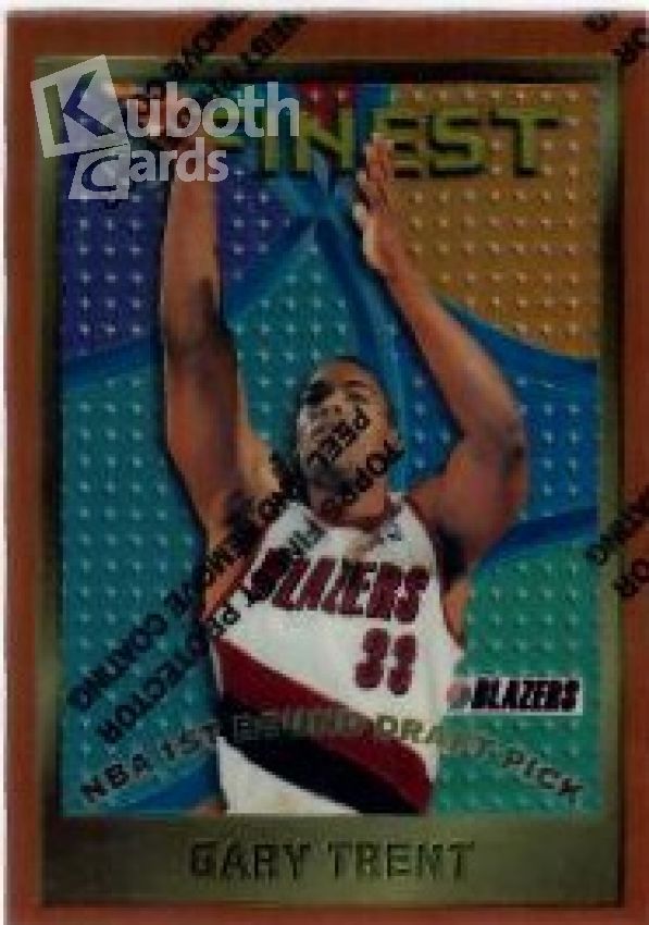 NBA 1995-96 Finest - No 121 - Gary Trent