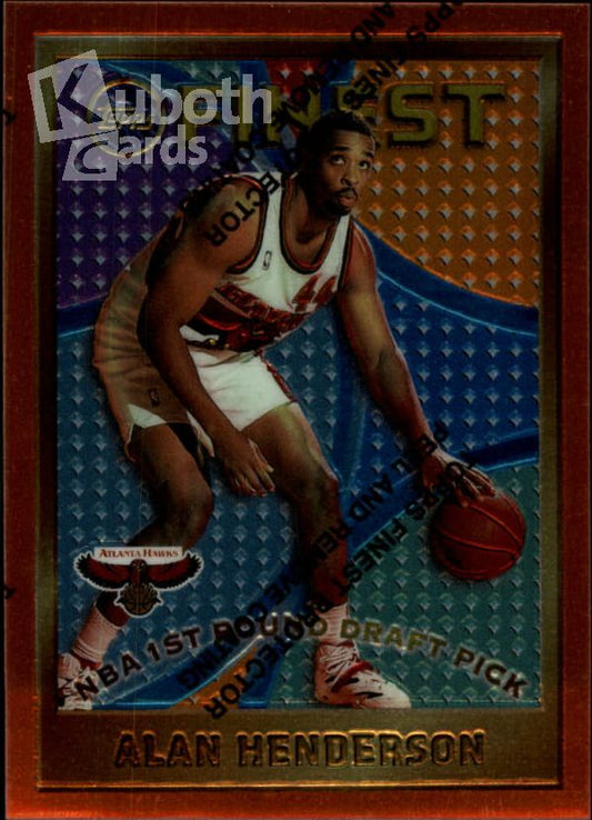 NBA 1995-96 Finest - No 126 - Alan Henderson