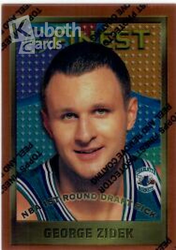 NBA 1995-96 Finest - No. 132 - George Zidek