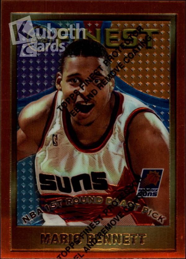 NBA 1995-96 Finest - No. 137 - Mario Bennett