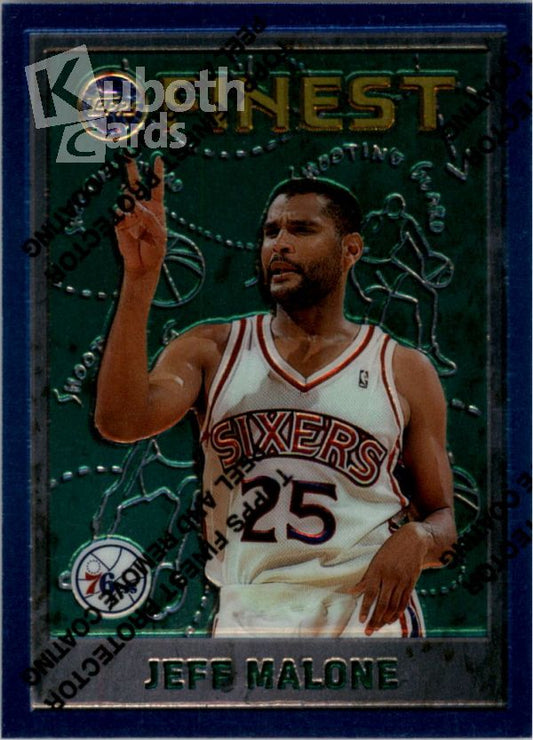 NBA 1995-96 Finest - No 186 - Jeff Malone