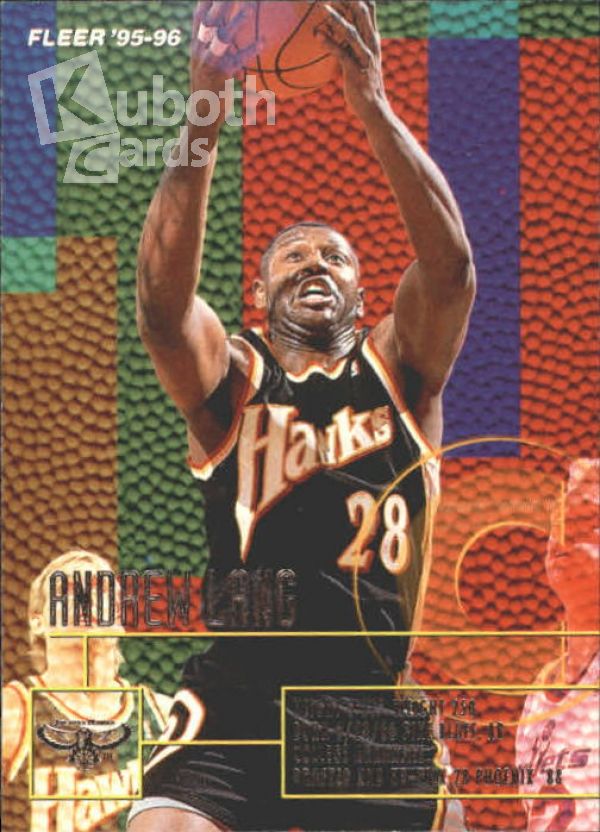 NBA 1995-96 Fleer - No 4 - Andrew Lang