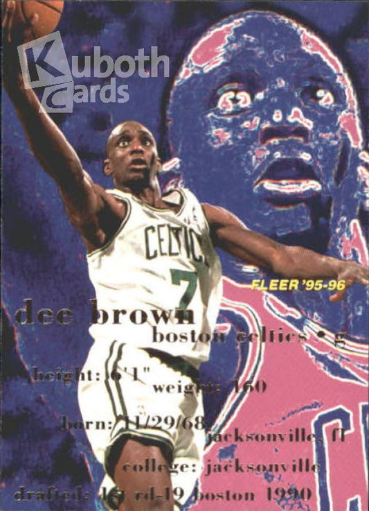 NBA 1995-96 Fleer - No 8 - Dee Brown