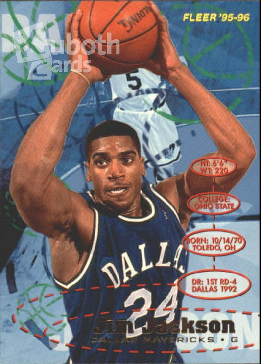 NBA 1995-96 Fleer - No. 34 - Jim Jackson