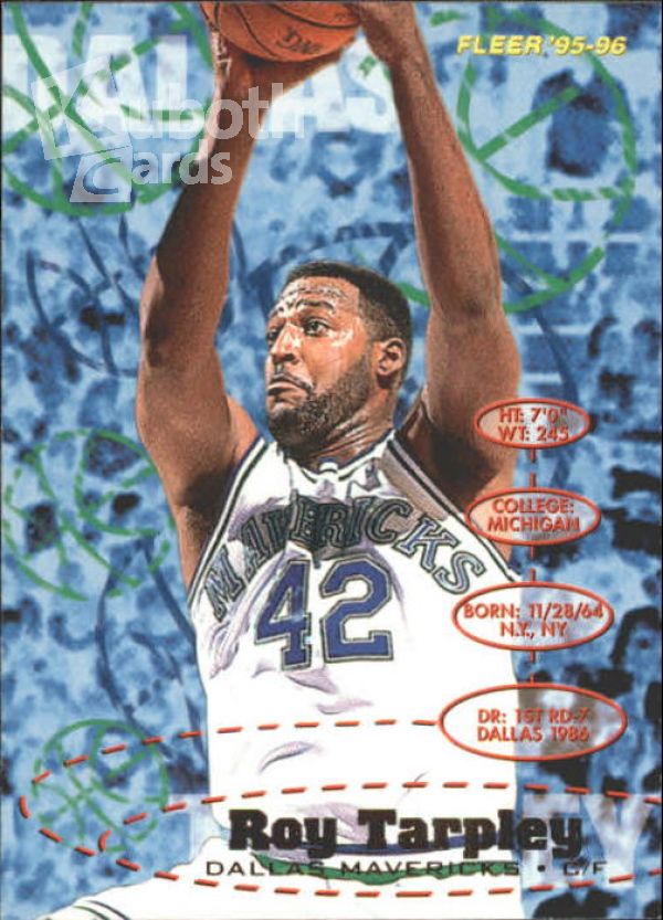 NBA 1995-96 Fleer - No. 39 - Roy Tarpley