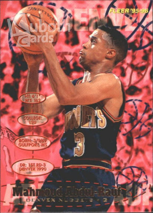 NBA 1995-96 Fleer - No 41 - Mahmoud Abdul-Rauf