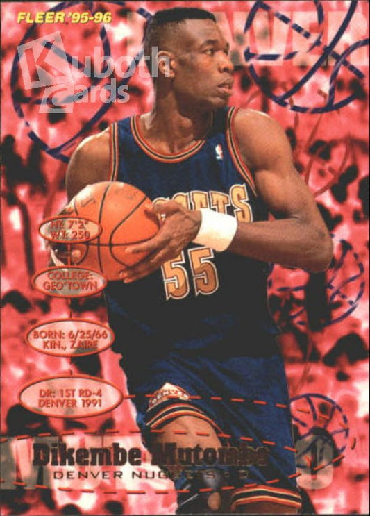 NBA 1995-96 Fleer - No 44 - Dikembe Mutombo