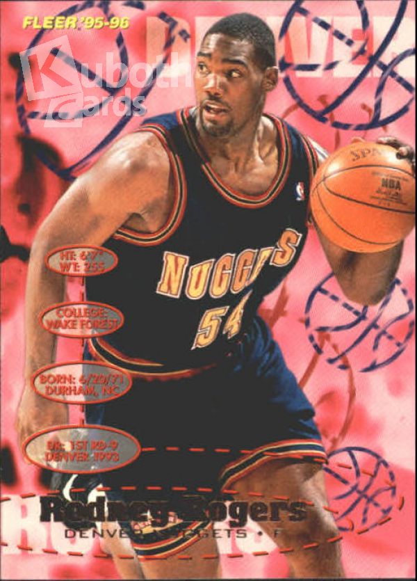 NBA 1995-96 Fleer - No. 46 - Rodney Rogers