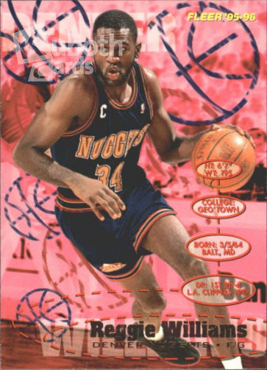 NBA 1995-96 Fleer - No. 49 - Reggie Williams